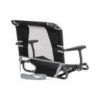 Ergonomic Back-Support Big Comfort Stadium Chair with Armrests - Choice 465 - Bleacher-Friendly Stadium Chair with Back Support Detail