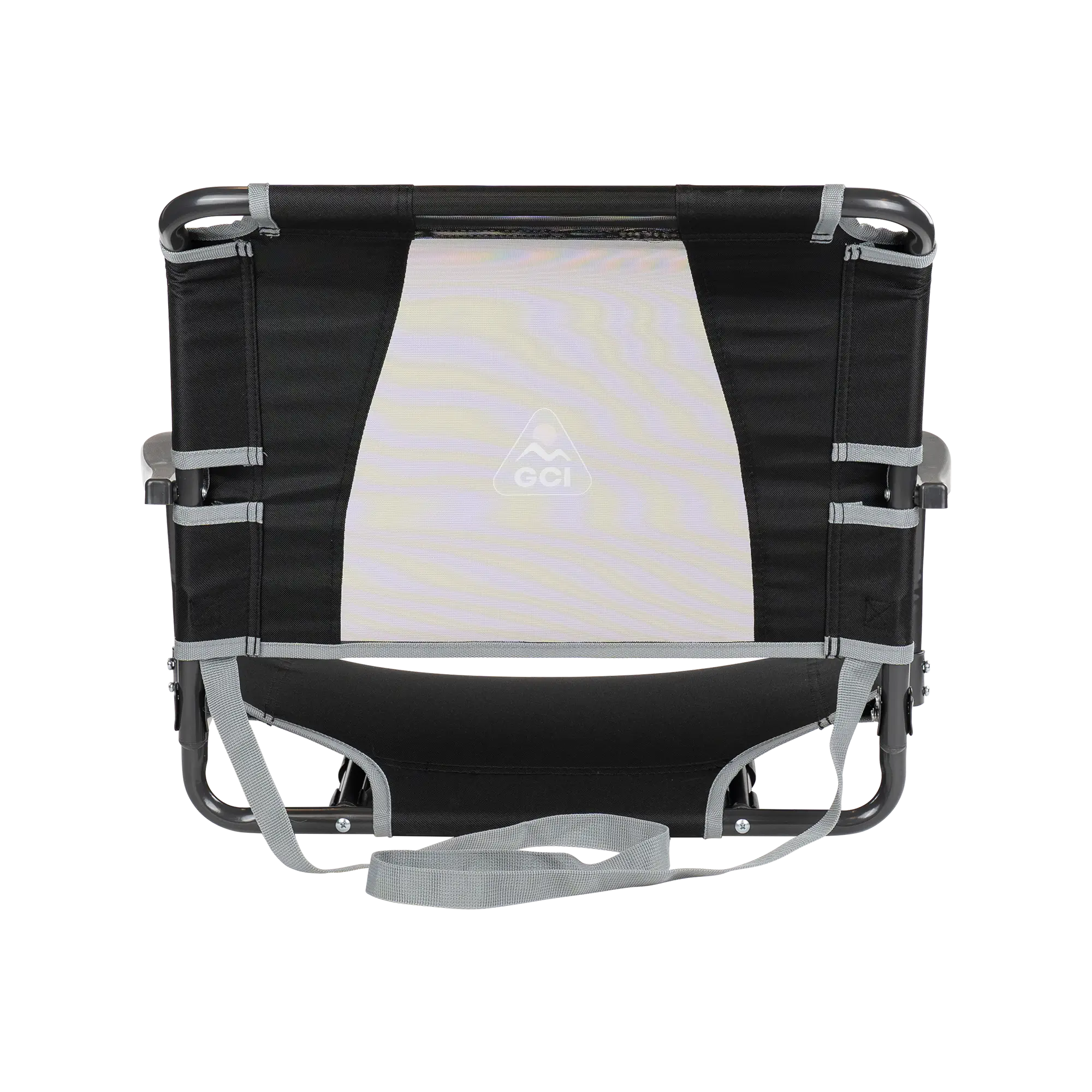 Ergonomic Back-Support Big Comfort Stadium Chair with Armrests - Choice 465 - Bleacher-Friendly Stadium Chair with Back Support Detail