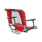 Ergonomic Back-Support Big Comfort Stadium Chair with Armrests - Choice 465 - Bleacher-Friendly Stadium Chair with Back Support Detail