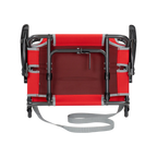 Ergonomic Back-Support Big Comfort Stadium Chair with Armrests - Choice 465 - Bleacher-Friendly Stadium Chair with Back Support Detail