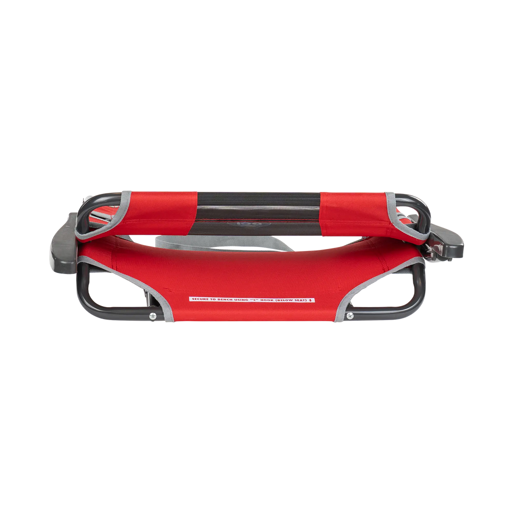 Ergonomic Back-Support Big Comfort Stadium Chair with Armrests - Choice 465 - Bleacher-Friendly Stadium Chair with Back Support Detail