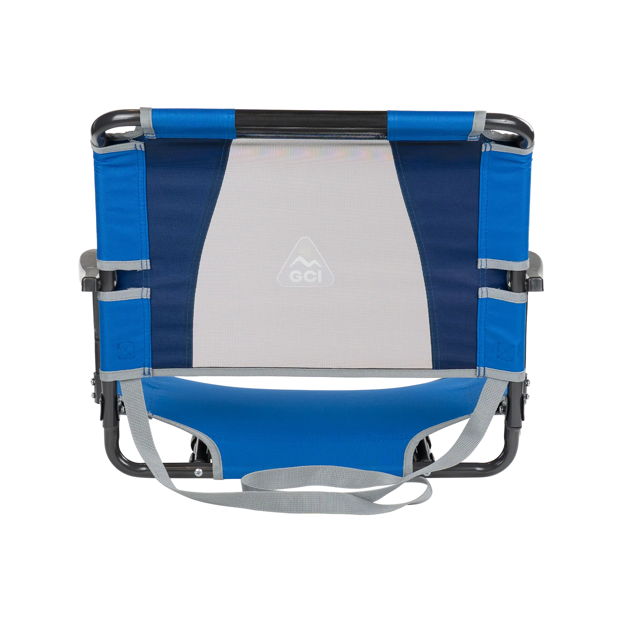 Ergonomic Back-Support Big Comfort Stadium Chair with Armrests - Choice 465 - Bleacher-Friendly Stadium Chair with Back Support Detail