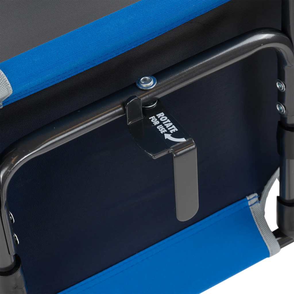 Ergonomic Back-Support Big Comfort Stadium Chair with Armrests - Choice 465 - Bleacher-Friendly Stadium Chair with Back Support Detail