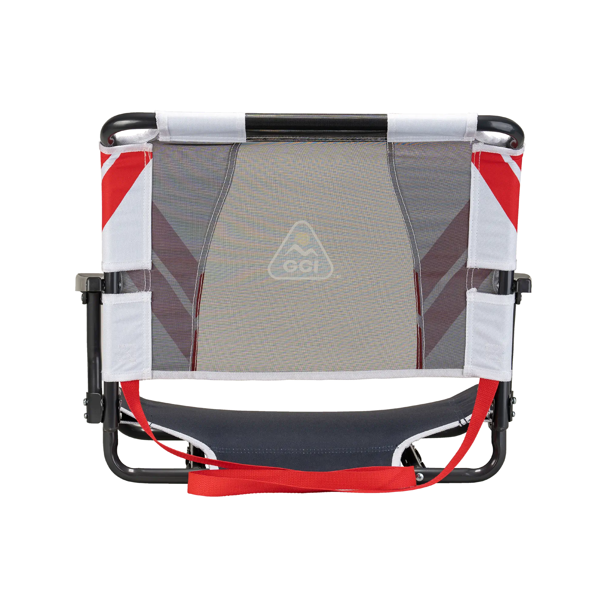 Ergonomic Back-Support Big Comfort Stadium Chair with Armrests - Choice 465 - Bleacher-Friendly Stadium Chair with Back Support Detail