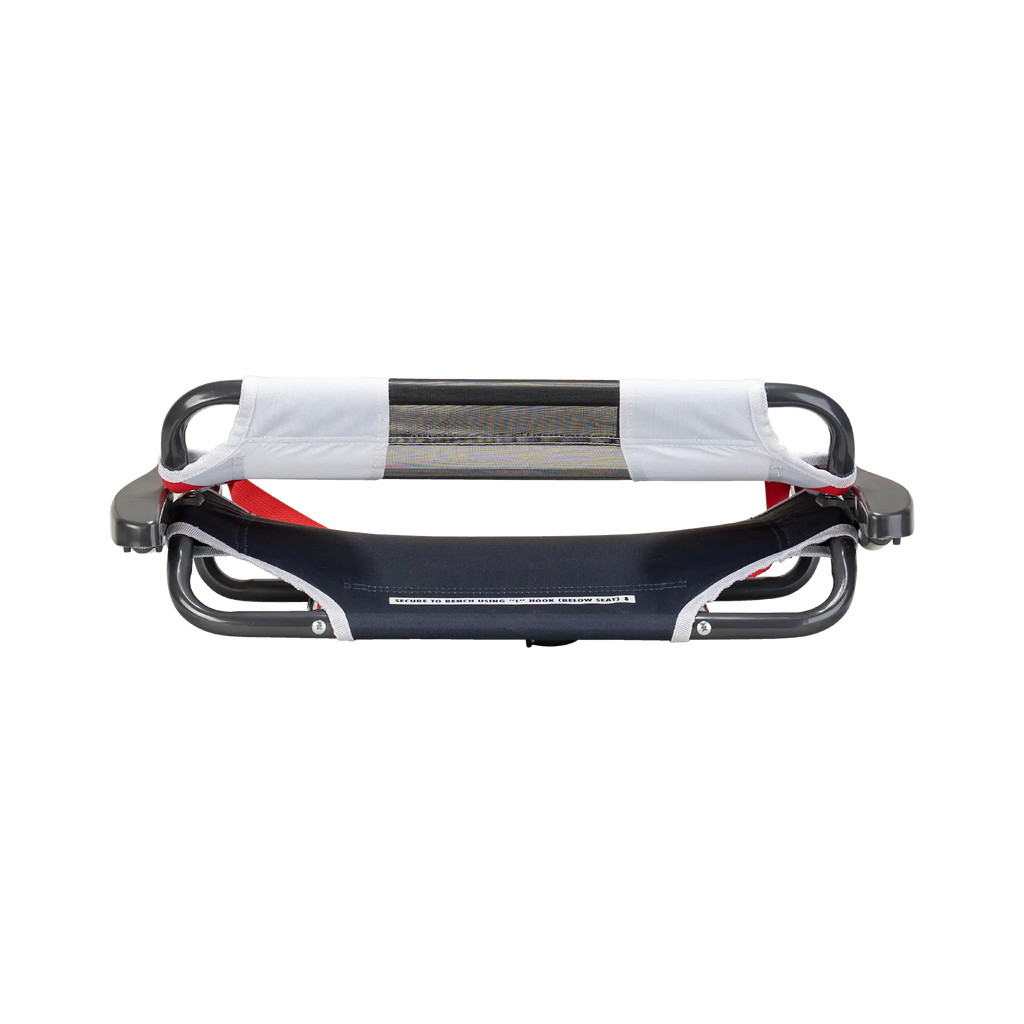 Ergonomic Back-Support Big Comfort Stadium Chair with Armrests - Choice 465 - Bleacher-Friendly Stadium Chair with Back Support Detail