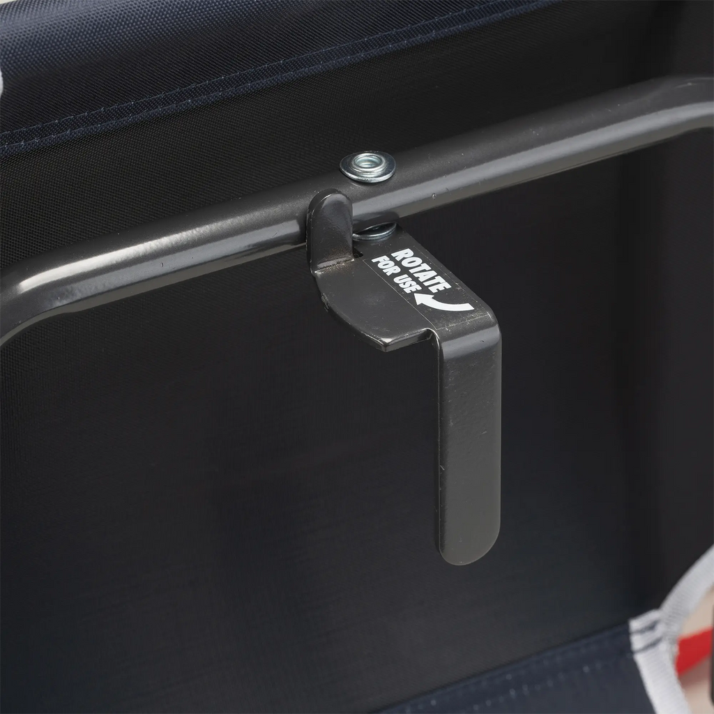 Ergonomic Back-Support Big Comfort Stadium Chair with Armrests - Choice 465 - Bleacher-Friendly Stadium Chair with Back Support Detail