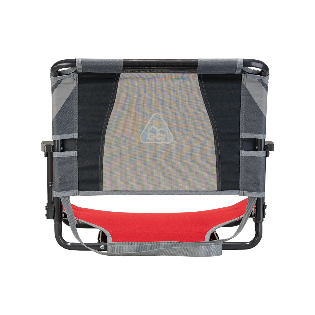 Ergonomic Back-Support Big Comfort Stadium Chair with Armrests - Choice 465 - Bleacher-Friendly Stadium Chair with Back Support Detail