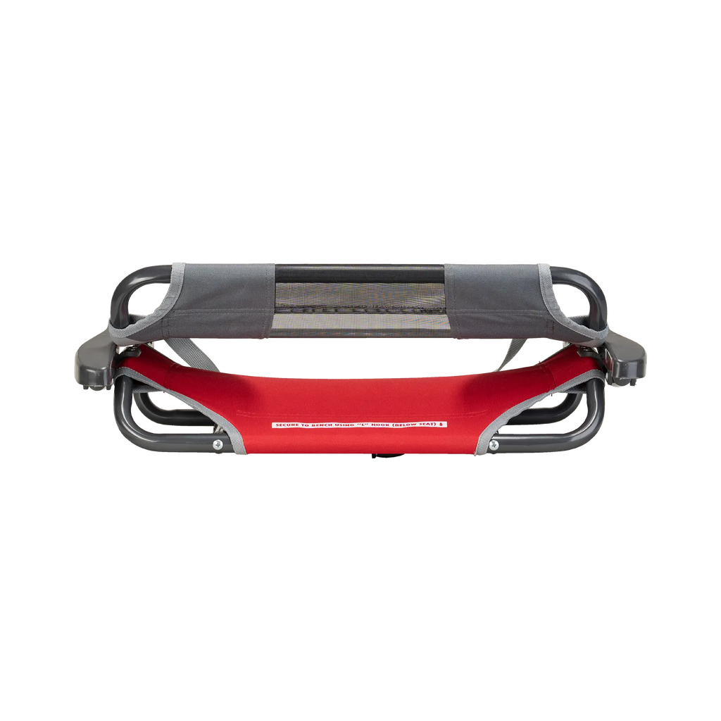 Ergonomic Back-Support Big Comfort Stadium Chair with Armrests - Choice 465 - Bleacher-Friendly Stadium Chair with Back Support Detail