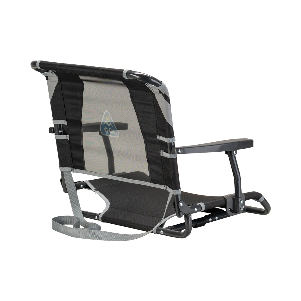 Ergonomic Back-Support Big Comfort Stadium Chair with Armrests - Choice 465 - Bleacher-Friendly Stadium Chair with Back Support Detail
