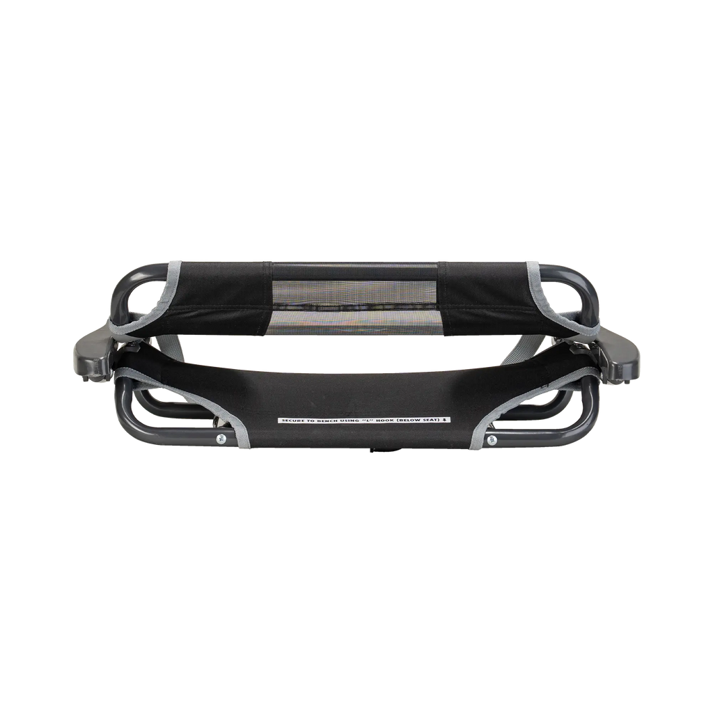 Ergonomic Back-Support Big Comfort Stadium Chair with Armrests - Choice 465 - Bleacher-Friendly Stadium Chair with Back Support Detail