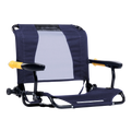 Heavy-Duty Freestyle Stadium Rock-Cliner - Choice 540 - RoadTrip Rocker Smooth Motion Camp Chair - Rich Blue