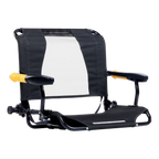 Heavy-Duty Freestyle Stadium Rock-Cliner - Choice 540 - RoadTrip Rocker Smooth Motion Camp Chair - Dark Charcoal