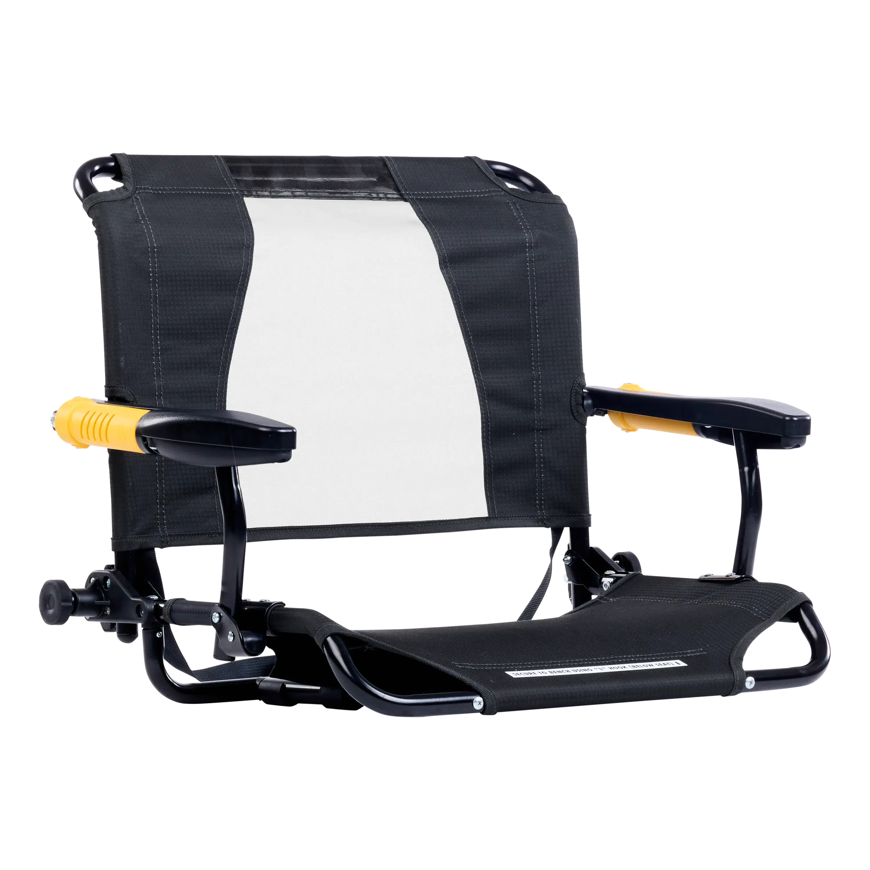 Heavy-Duty Freestyle Stadium Rock-Cliner - Choice 540 - RoadTrip Rocker Smooth Motion Camp Chair - Dark Charcoal