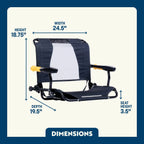 Heavy-Duty Freestyle Stadium Rock-Cliner - Choice 540 - RoadTrip Rocker Smooth Motion Camp Chair Detail