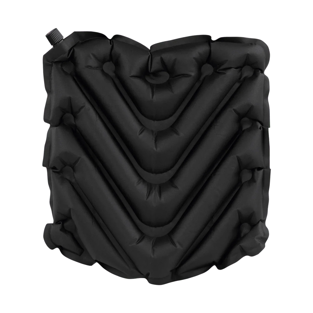 Ergonomic Back-Support College V Seat Inflatable Stadium Cushion - Iowa Hawkeyes - Choice 157 - Bleacher-Friendly Stadium Chair with Back Support Detail