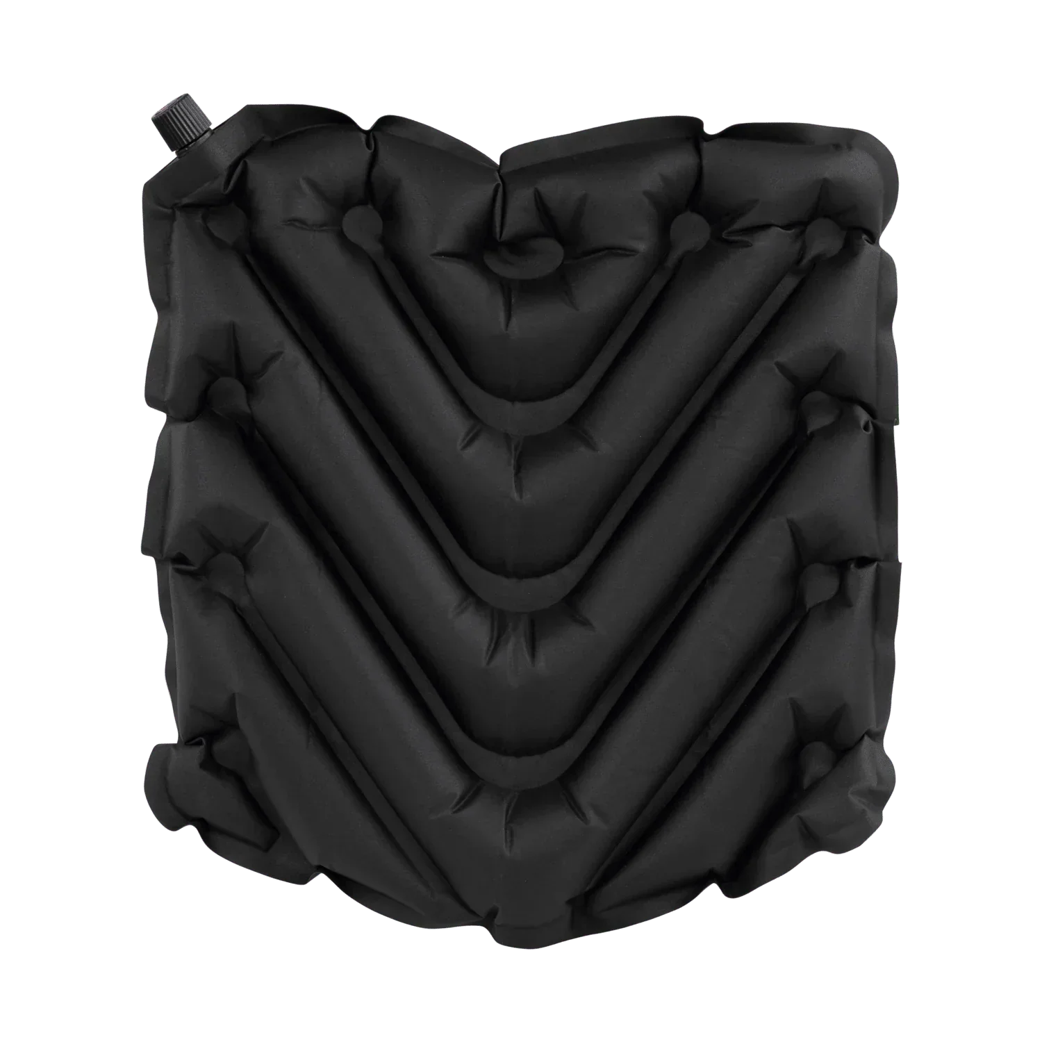 Ergonomic Back-Support College V Seat Inflatable Stadium Cushion - Iowa Hawkeyes - Choice 157 - Bleacher-Friendly Stadium Chair with Back Support Detail
