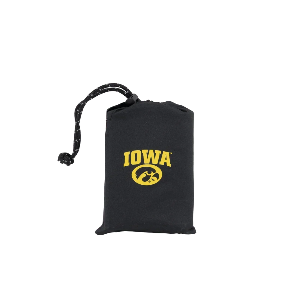 Ergonomic Back-Support College V Seat Inflatable Stadium Cushion - Iowa Hawkeyes - Choice 157 - Bleacher-Friendly Stadium Chair with Back Support Detail