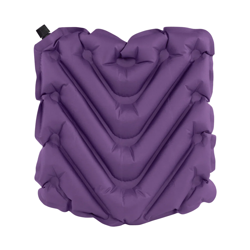 Secure-Hook College V Seat Inflatable Stadium Cushion - LSU Tigers - Choice 762 - Bleacher-Friendly Stadium Chair with Back Support Detail