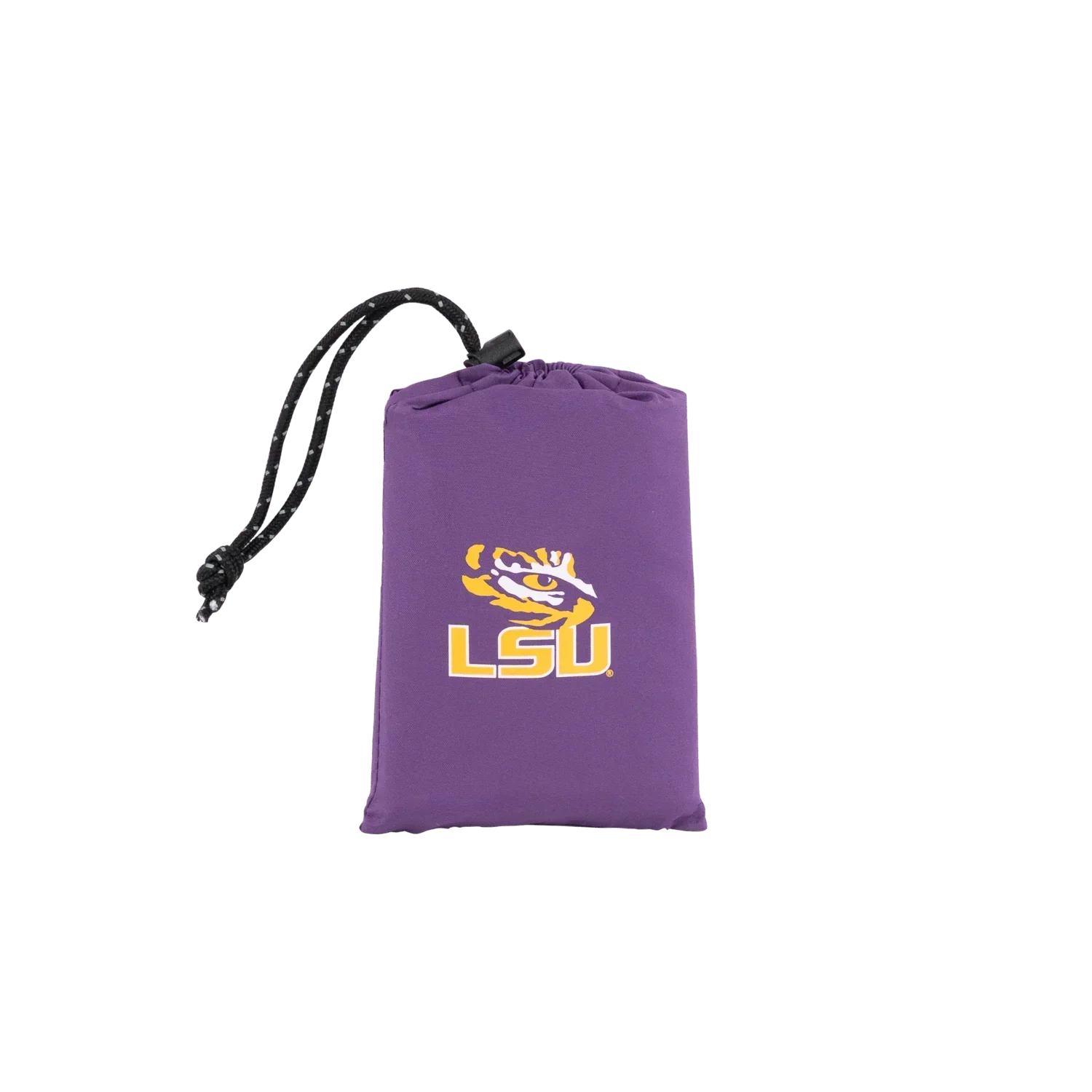 Secure-Hook College V Seat Inflatable Stadium Cushion - LSU Tigers - Choice 762 - Bleacher-Friendly Stadium Chair with Back Support Detail