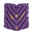 Secure-Hook College V Seat Inflatable Stadium Cushion - LSU Tigers - Choice 762 - Bleacher-Friendly Stadium Chair with Back Support - Default Title
