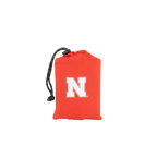 Ultra-Lightweight College V Seat Inflatable Stadium Cushion - Nebraska Cornhuskers - Choice 277 - Grandstand Cushion Seat with Secure Under-Bench Hooks Detail