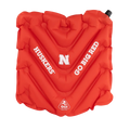 Ultra-Lightweight College V Seat Inflatable Stadium Cushion - Nebraska Cornhuskers - Choice 277 - Grandstand Cushion Seat with Secure Under-Bench Hooks - Default Title