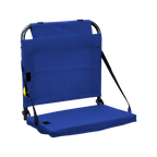 Ergonomic Back-Support BleacherBack - Choice 696 - Ergonomic Portable Stadium Seat for Sports Events - Royal Blue