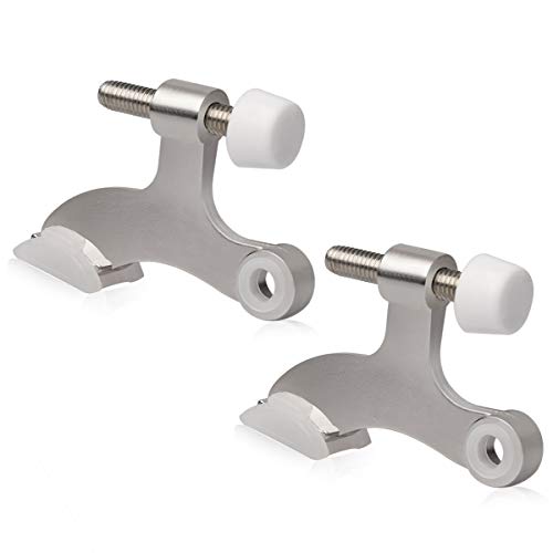 luxury 2 Pack Hinge Pin Door Stopper Brushed Satin for Daily Use