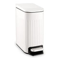 Smart Home TrashAid Slim Bathroom Trash Can with Lid Soft Close, Collection