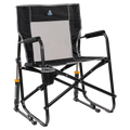 Heavy-Duty Freestyle Freestyle Rocker - Choice 711 - Freestyle Rocker Portable Outdoor Folding Chair - Black
