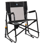Heavy-Duty Freestyle Freestyle Rocker - Choice 711 - Freestyle Rocker Portable Outdoor Folding Chair - Black