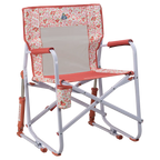 Heavy-Duty Freestyle Freestyle Rocker - Choice 711 - Freestyle Rocker Portable Outdoor Folding Chair - Pink Sundress