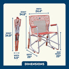 Heavy-Duty Freestyle Freestyle Rocker - Choice 711 - Freestyle Rocker Portable Outdoor Folding Chair Detail