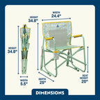 Heavy-Duty Freestyle Freestyle Rocker - Choice 711 - Freestyle Rocker Portable Outdoor Folding Chair Detail
