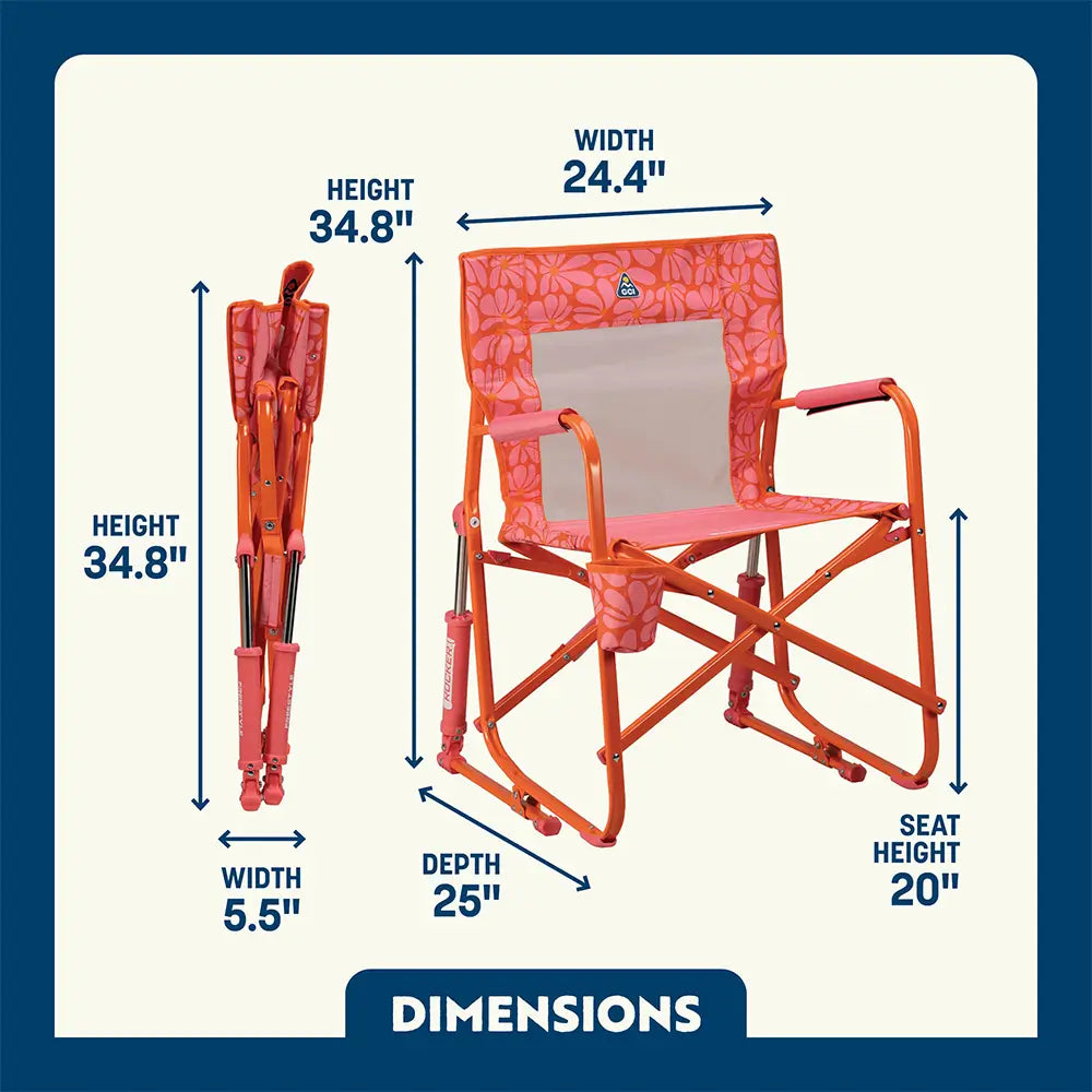 Heavy-Duty Freestyle Freestyle Rocker - Choice 711 - Freestyle Rocker Portable Outdoor Folding Chair Detail