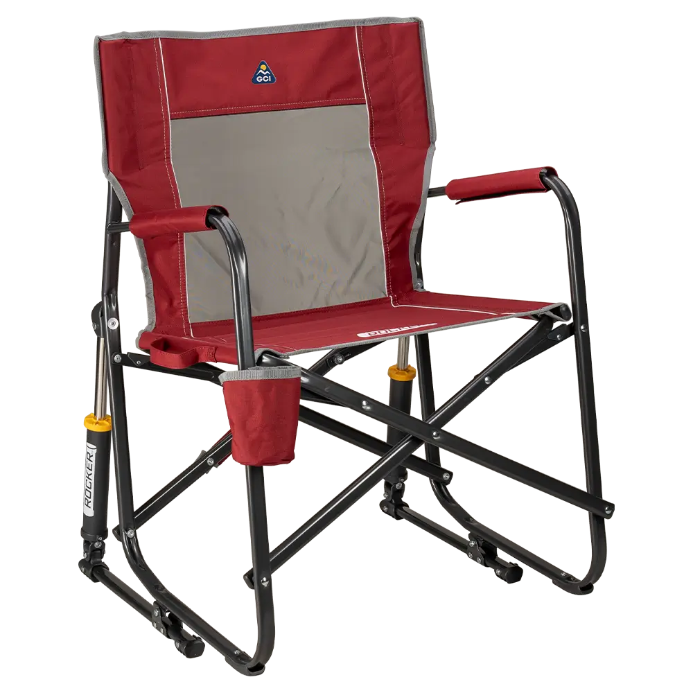 Heavy-Duty Freestyle Freestyle Rocker - Choice 711 - Freestyle Rocker Portable Outdoor Folding Chair - Cinnamon