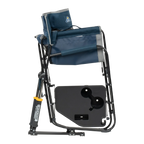 Premium All-Weather Freestyle Rocker with Side Table - Choice 853 - Heavy-Duty Kickback Rocker with Beverage Holder Detail