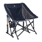 Premium All-Weather Pod Rocker - Choice 933 - Freestyle Rocker Portable Outdoor Folding Chair - Indigo
