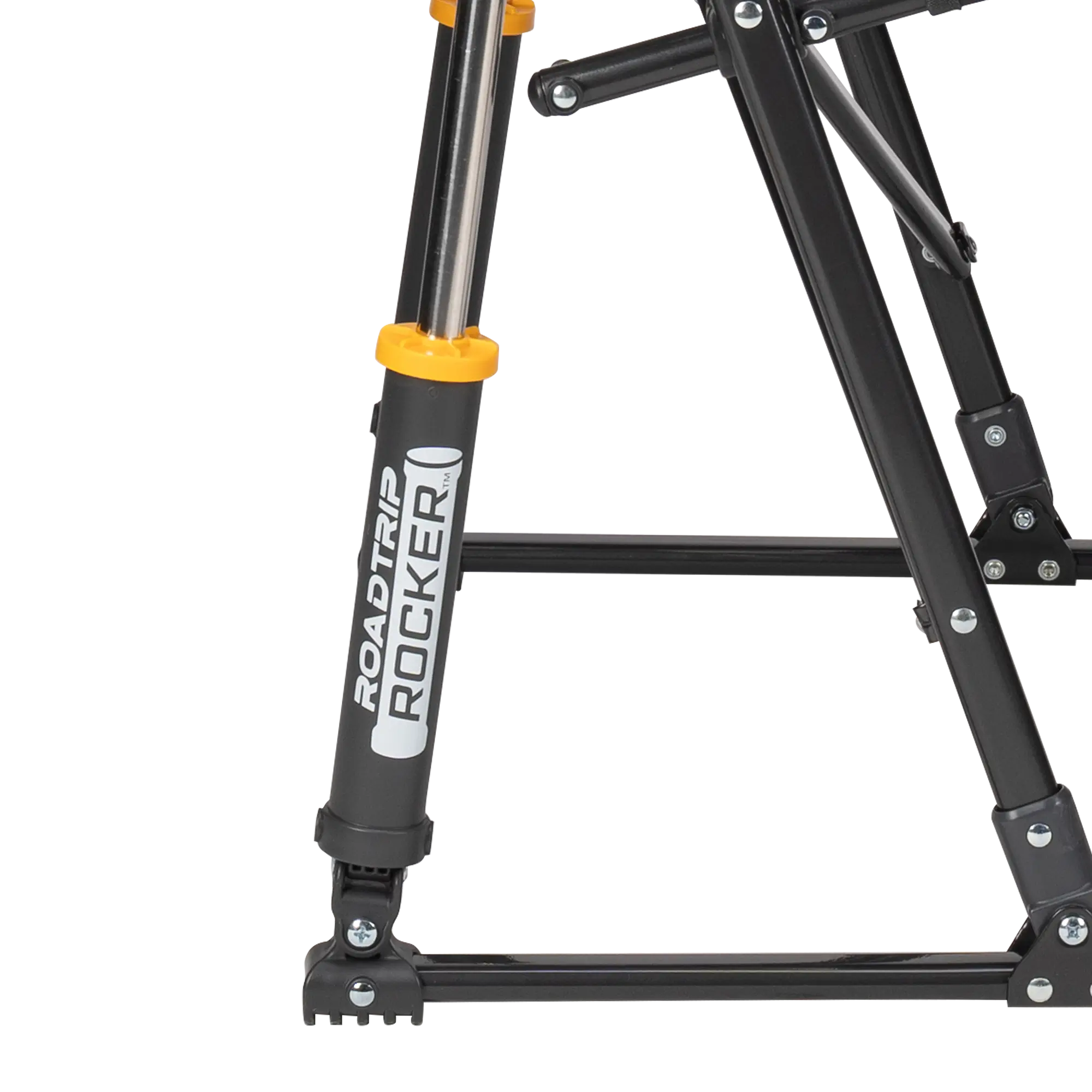 Patented Spring-Action RoadTrip Rocker - Choice 855 - Heavy-Duty Kickback Rocker with Beverage Holder Detail
