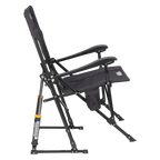 Patented Spring-Action RoadTrip Rocker - Choice 855 - Heavy-Duty Kickback Rocker with Beverage Holder Detail