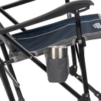 Patented Spring-Action RoadTrip Rocker - Choice 855 - Heavy-Duty Kickback Rocker with Beverage Holder Detail