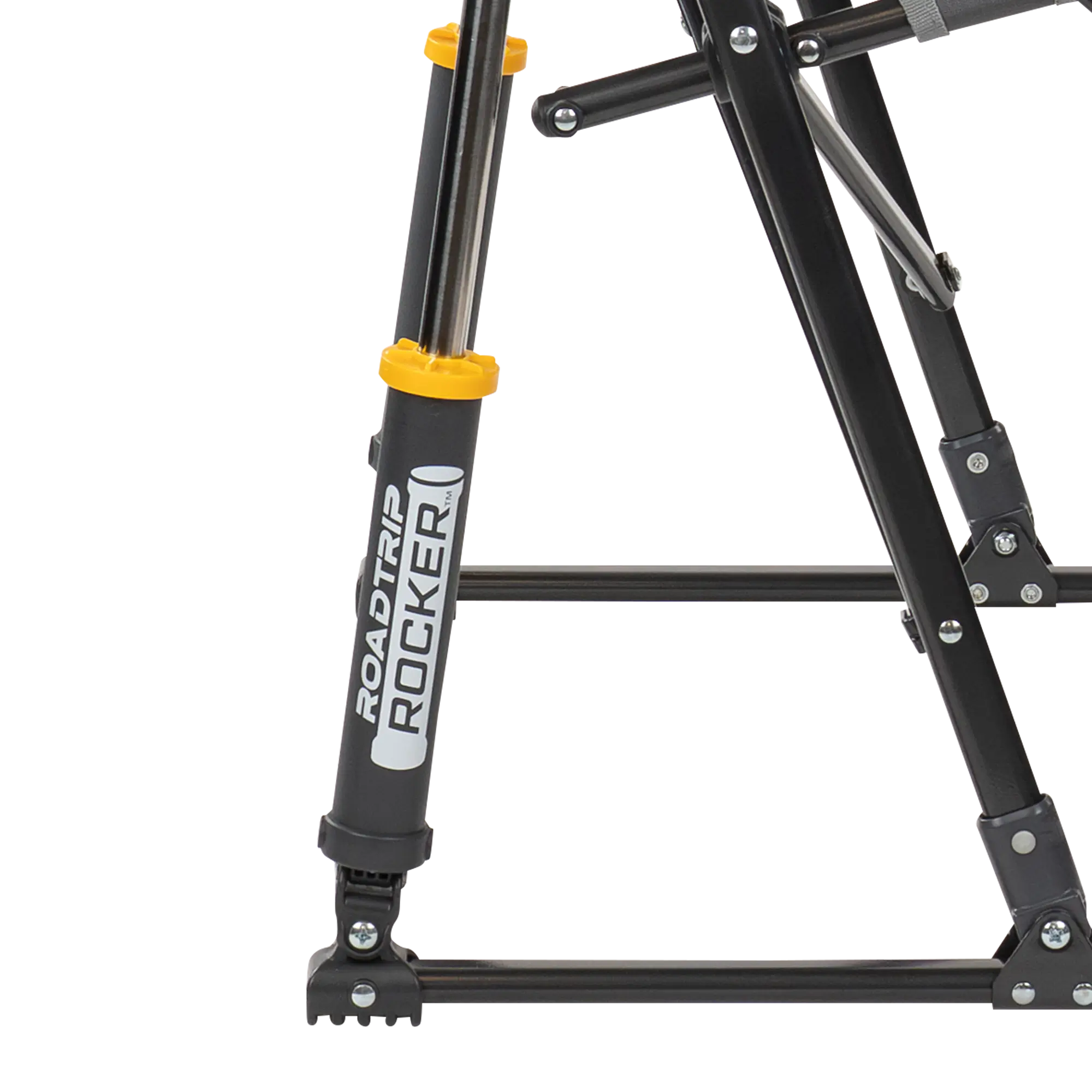 Patented Spring-Action RoadTrip Rocker - Choice 855 - Heavy-Duty Kickback Rocker with Beverage Holder Detail