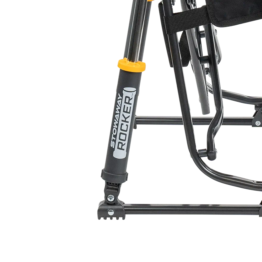 Smooth Motion Stowaway Rocker - Choice 794 - Freestyle Rocker Portable Outdoor Folding Chair Detail