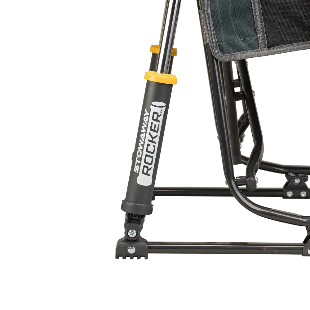 Smooth Motion Stowaway Rocker - Choice 794 - Freestyle Rocker Portable Outdoor Folding Chair Detail