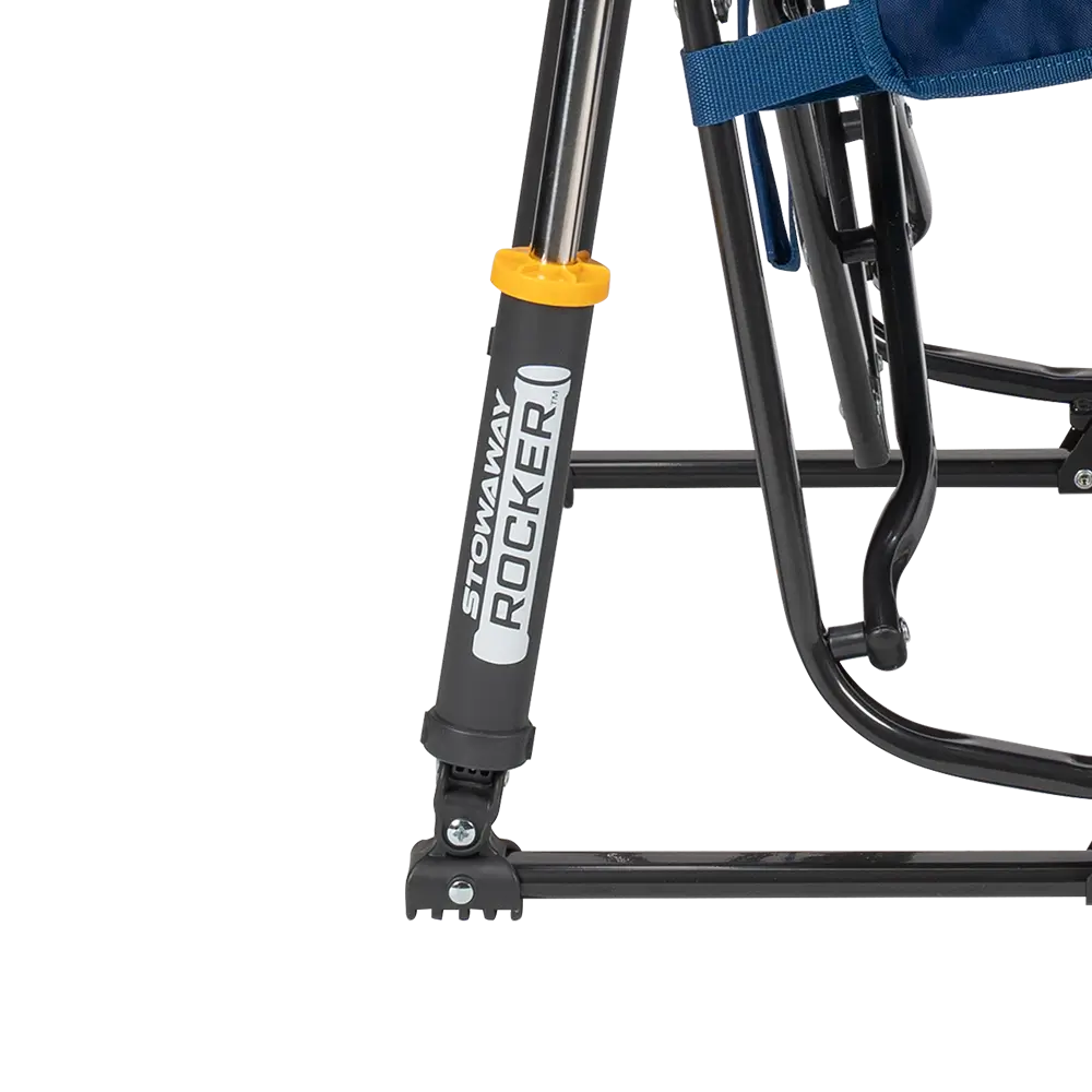 Smooth Motion Stowaway Rocker - Choice 794 - Freestyle Rocker Portable Outdoor Folding Chair Detail