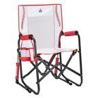 Smooth Motion Stowaway Rocker - Choice 794 - Freestyle Rocker Portable Outdoor Folding Chair - Baseball