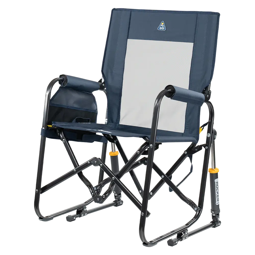 Smooth Motion Stowaway Rocker - Choice 794 - Freestyle Rocker Portable Outdoor Folding Chair Detail