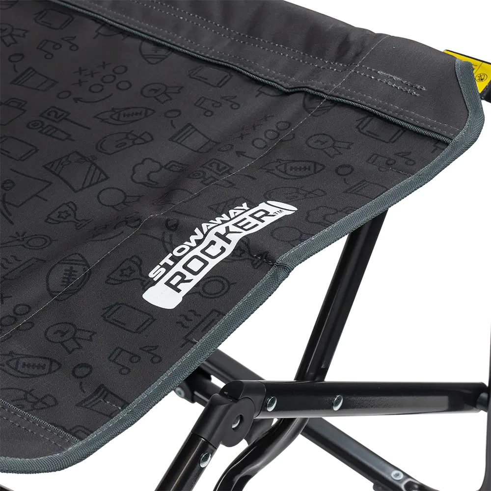 Smooth Motion Stowaway Rocker - Choice 794 - Freestyle Rocker Portable Outdoor Folding Chair Detail