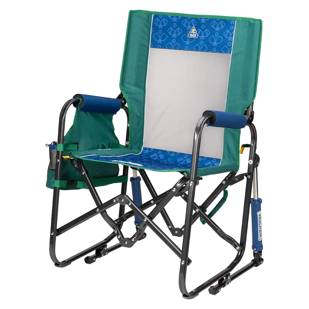 Smooth Motion Stowaway Rocker - Choice 794 - Freestyle Rocker Portable Outdoor Folding Chair Detail