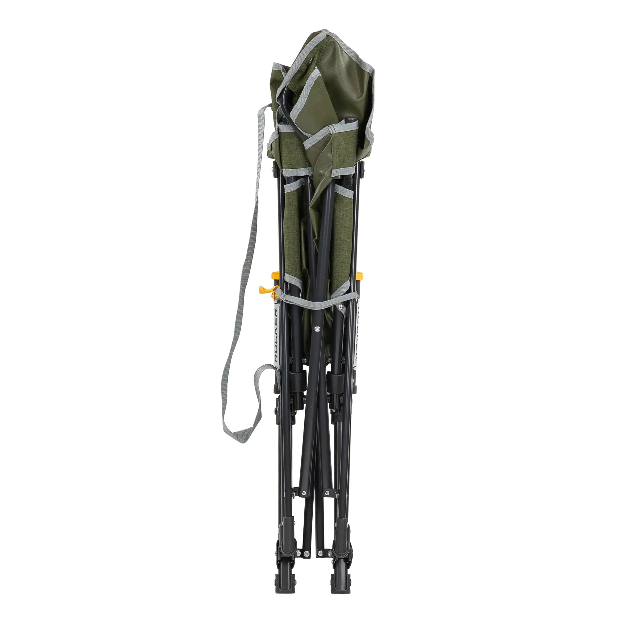 Luxury Camp Kickback Rocker - Choice 345 - Heavy-Duty Kickback Rocker with Beverage Holder Detail